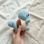 4in1 Pokémon-Inspired Amigurumi Crochet Pattern Bundle - PDF Download - Pikachu, Charmander, Squirtle & Bulbasaur