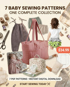 Baby Essentials Sewing Pattern Bundle – 7-in-1 PDF Collection