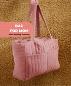 Mom Bag Sewing Pattern PDF | Diaper & Hospital Bag