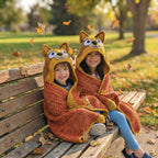 Blue Heeler Dog Hooded Blanket Crochet Pattern PDF Download