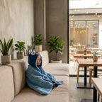Blue Heeler Dog Hooded Blanket Crochet Pattern PDF Download