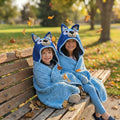 Blue Heeler Dog Hooded Blanket Crochet Pattern PDF Download