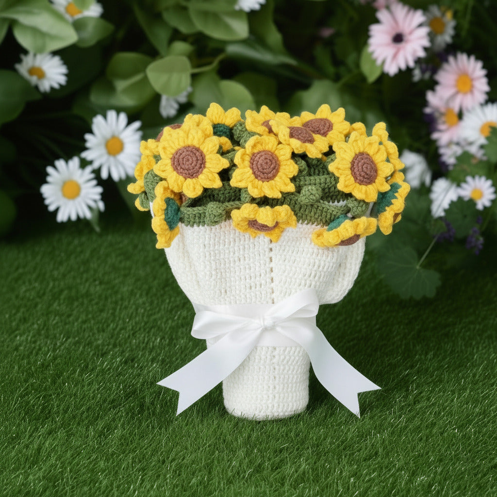 5-in-1 Bouquet Blanket Crochet Patterns PDF Download – Floral