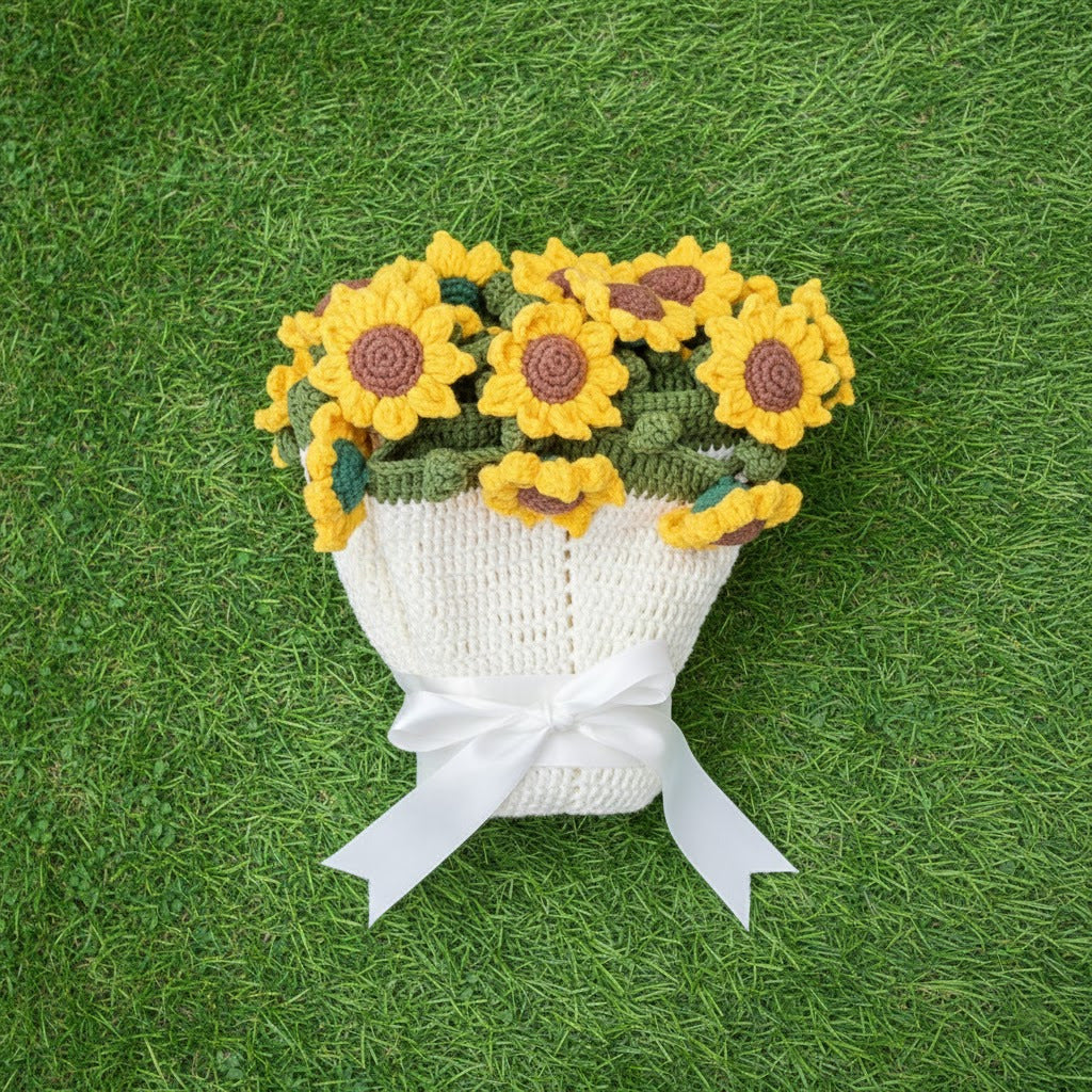 5-in-1 Bouquet Blanket Crochet Patterns PDF Download – Floral