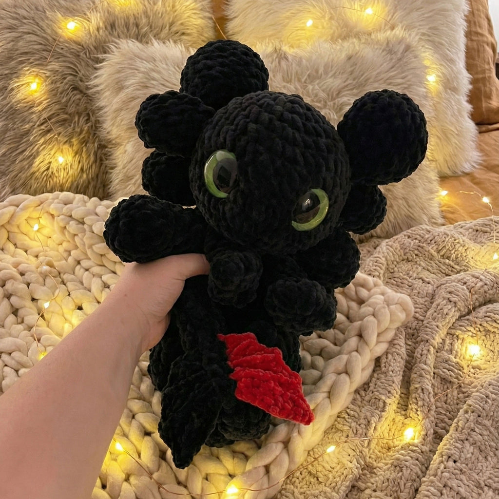 Crochet Fury Dragon Snuggler Pattern (PDF Download)