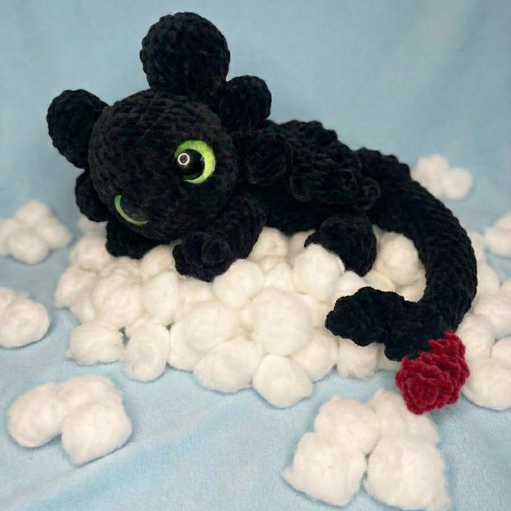 Crochet Fury Dragon Snuggler Pattern (PDF Download)