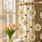 Daisy Flower Garland Crochet Pattern PDF Download – Spring Decor