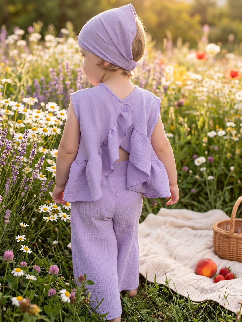 LiLy Set Kids Top &Pants Sewing Pattern PDF Instant Download