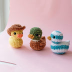 No Sew Rubber Ducky Crochet Pattern PDF Download – Easy 3-in-1
