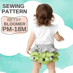 Ruffle Baby Bloomer Diaper Cover Pattern PDF Download