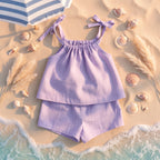 Daisy Set – PDF Sewing Pattern | Top and shorts set for Kids (0-3M to 6Y)
