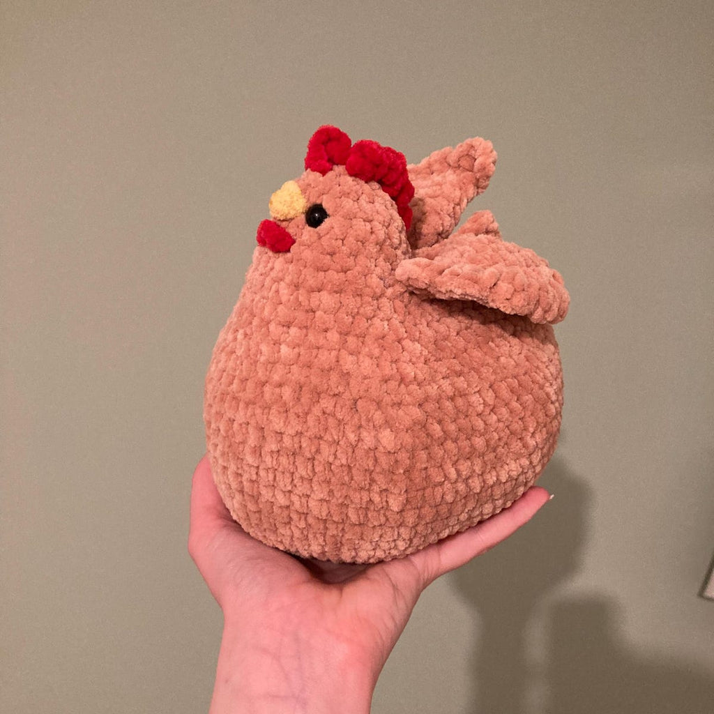 Plush Chicken Amigurumi Crochet Pattern PDF Download – Cute Toy