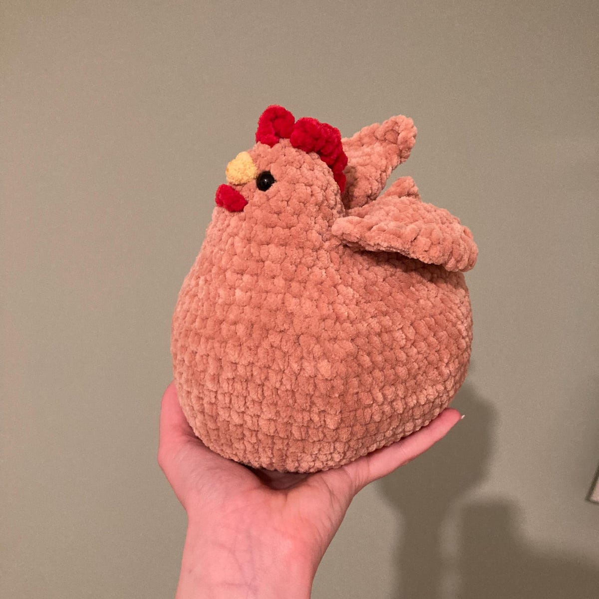Plush Chicken Amigurumi Crochet Pattern PDF Download – Cute Toy