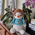 Snowman Crochet Pattern with 4 Hats PDF Download– Christmas
