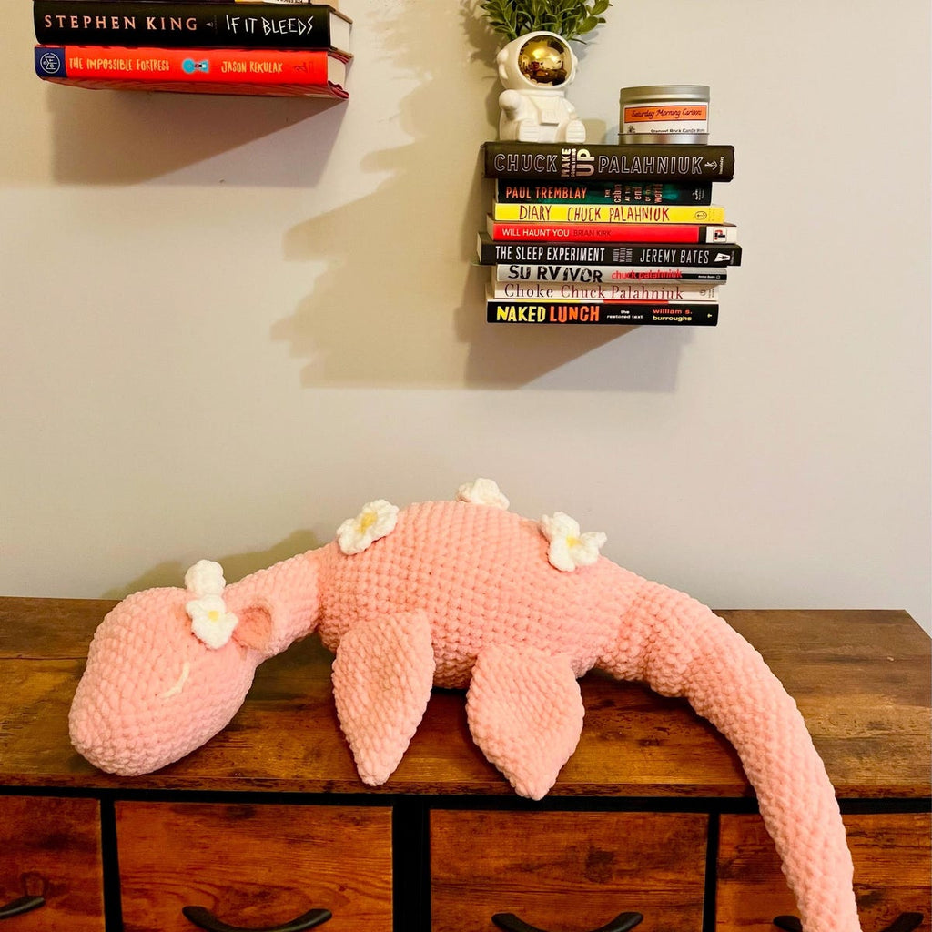 Sleeping Plesiosaur Dragon Crochet Pattern PDF Download