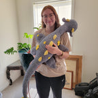 Sleeping Plesiosaur Dragon Crochet Pattern PDF Download