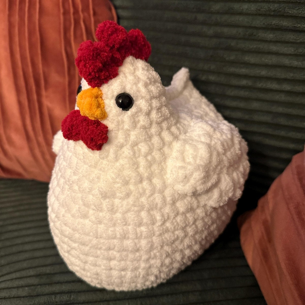Plush Chicken Amigurumi Crochet Pattern PDF Download – Cute Toy