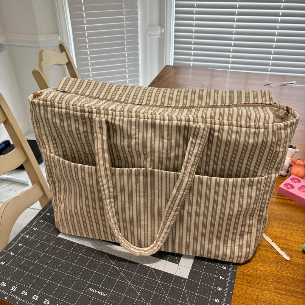 Mom Bag Sewing Pattern PDF | Diaper & Hospital Bag
