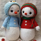 Snowman Crochet Pattern with 4 Hats PDF Download– Christmas