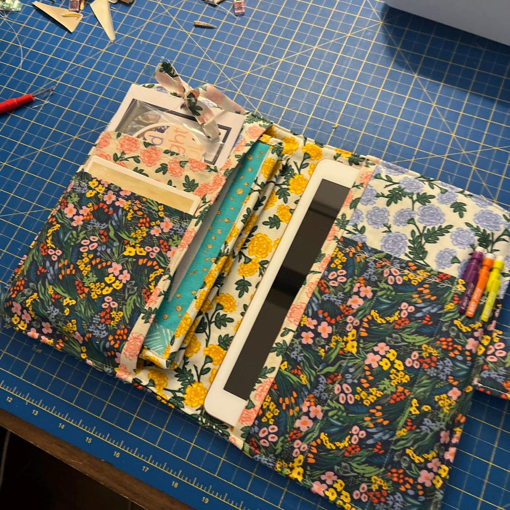 Utility Pouch Book Sleeve PDF Pattern Digital Download