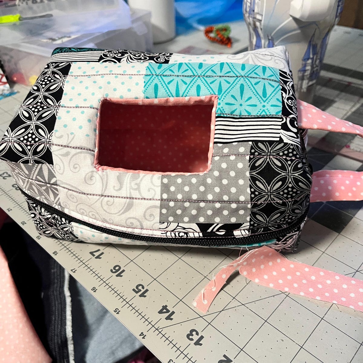 Diaper Pouch Sewing Pattern | Beginner Friendly PDF Tutorial (A4/A0/US Letter)