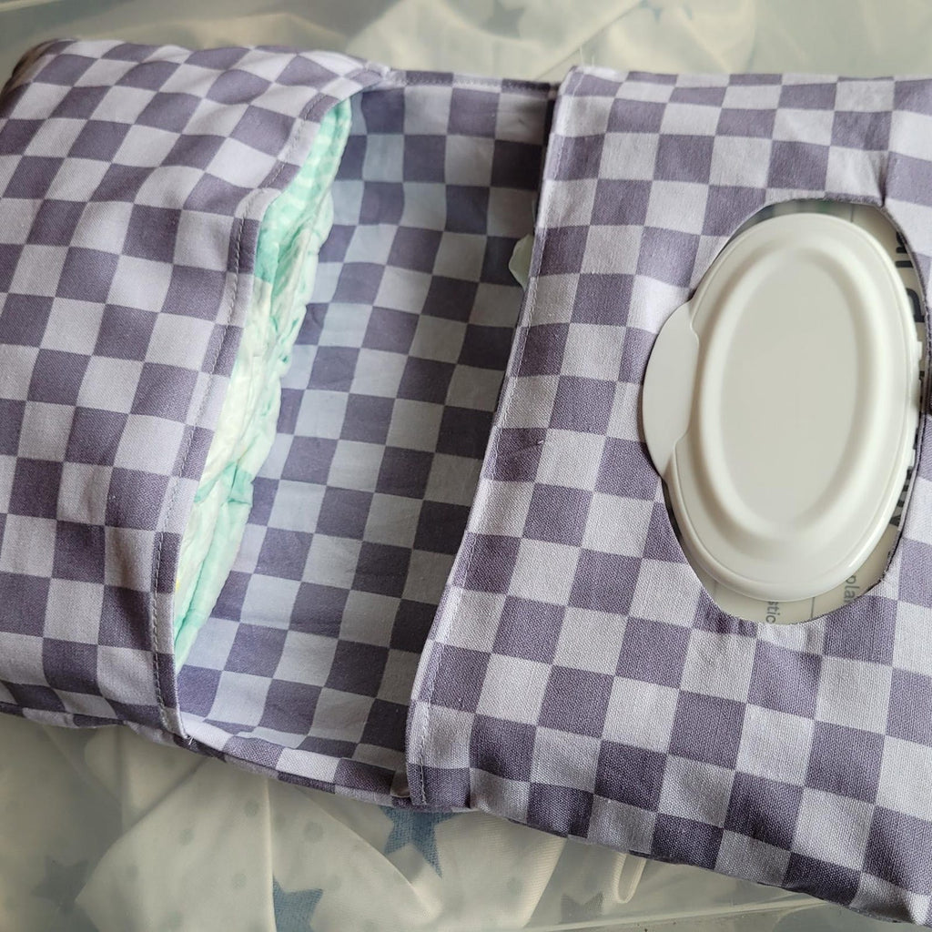 Diaper Clutch Sewing Pattern PDF Download | Baby Wipes Organizer