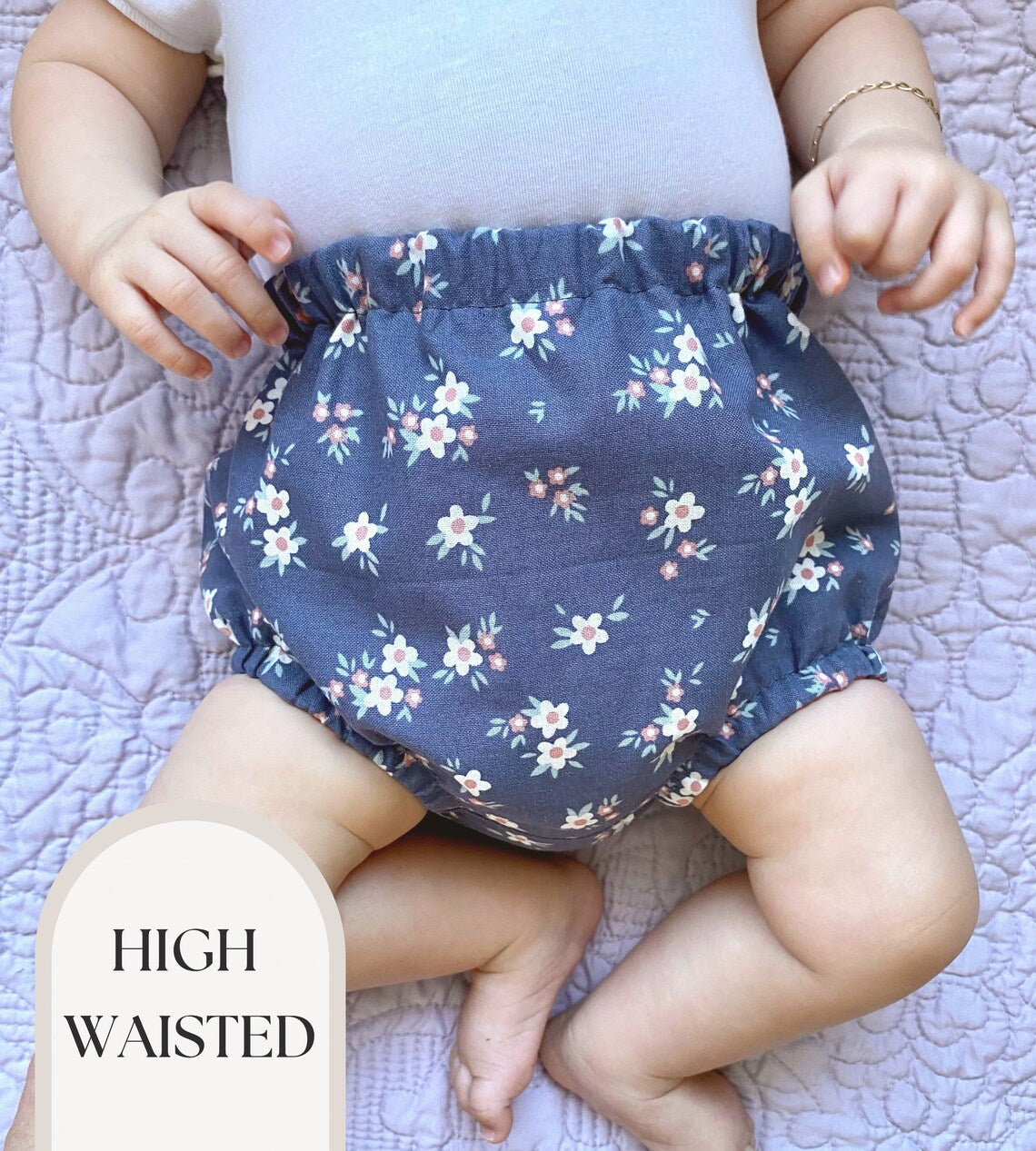 Unisex Diaper Cover PDF Sewing Pattern, High Waisted Nappy Cover, Baby Diaper Pattern