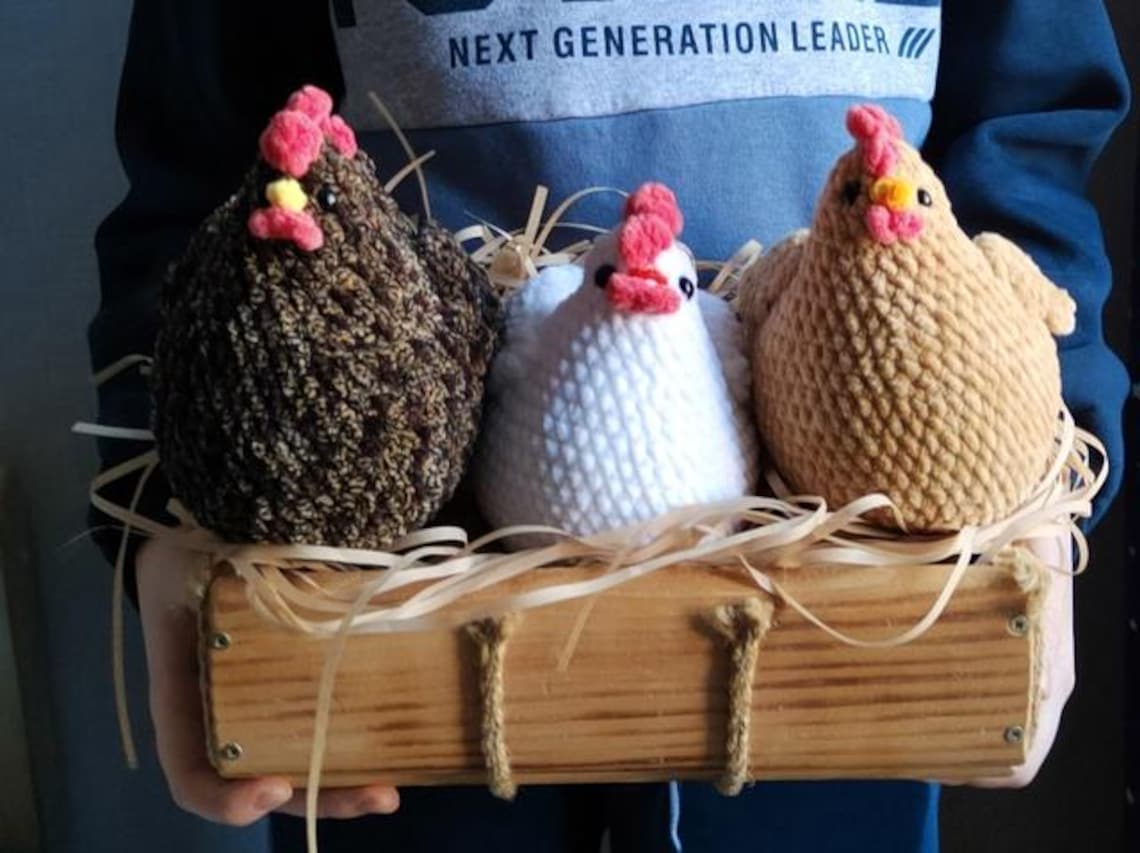 Plush Chicken Amigurumi Crochet Pattern PDF Download – Cute Toy