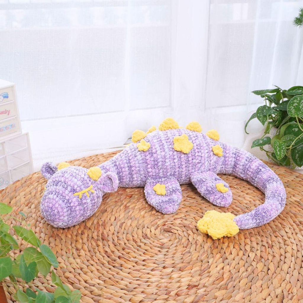 Sleeping Plesiosaur Dragon Crochet Pattern PDF Download