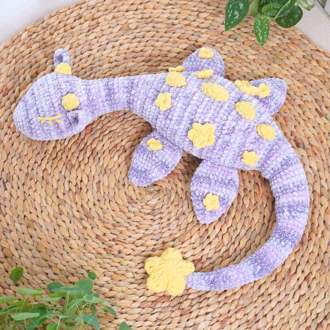 Sleeping Plesiosaur Dragon Crochet Pattern PDF Download