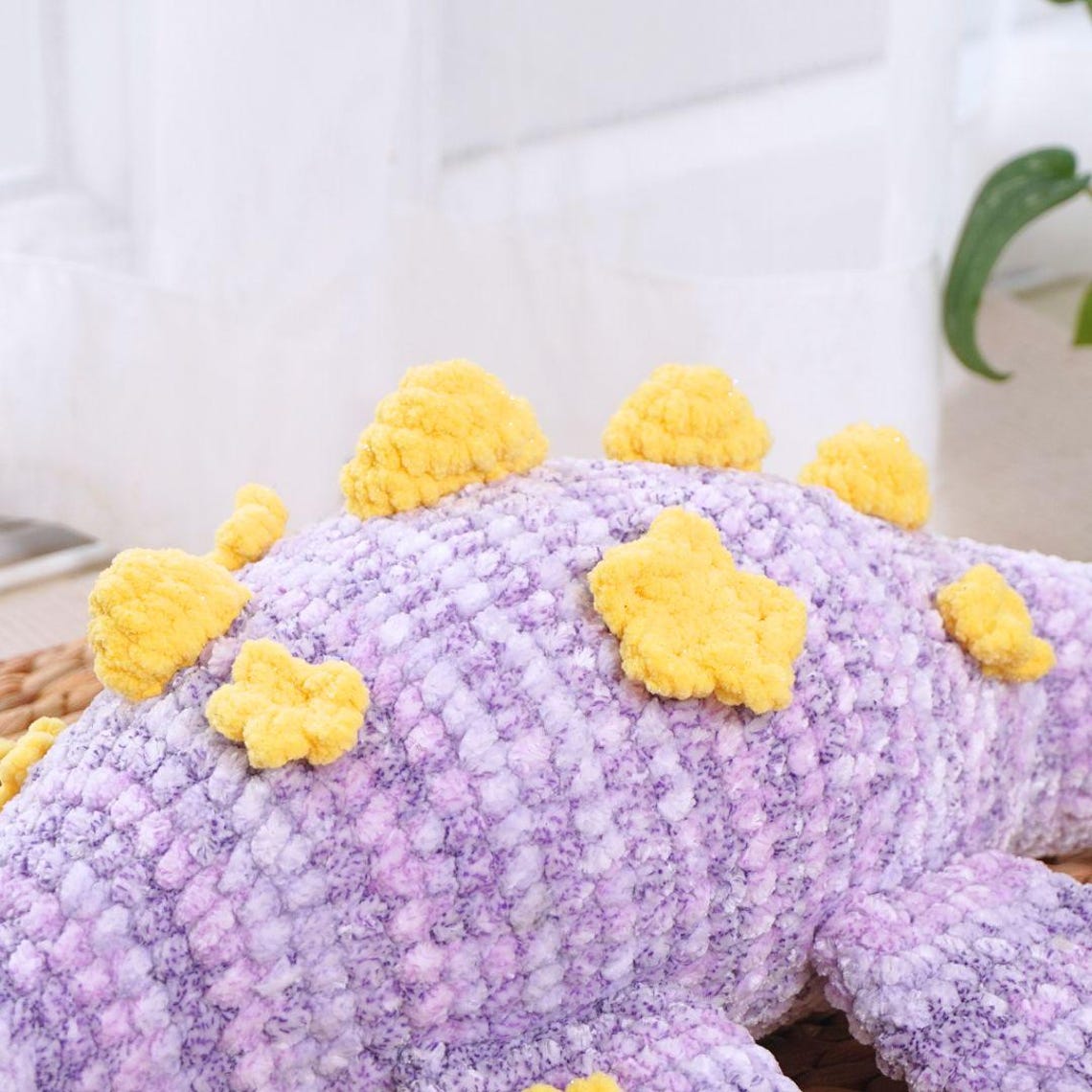 Sleeping Plesiosaur Dragon Crochet Pattern PDF Download