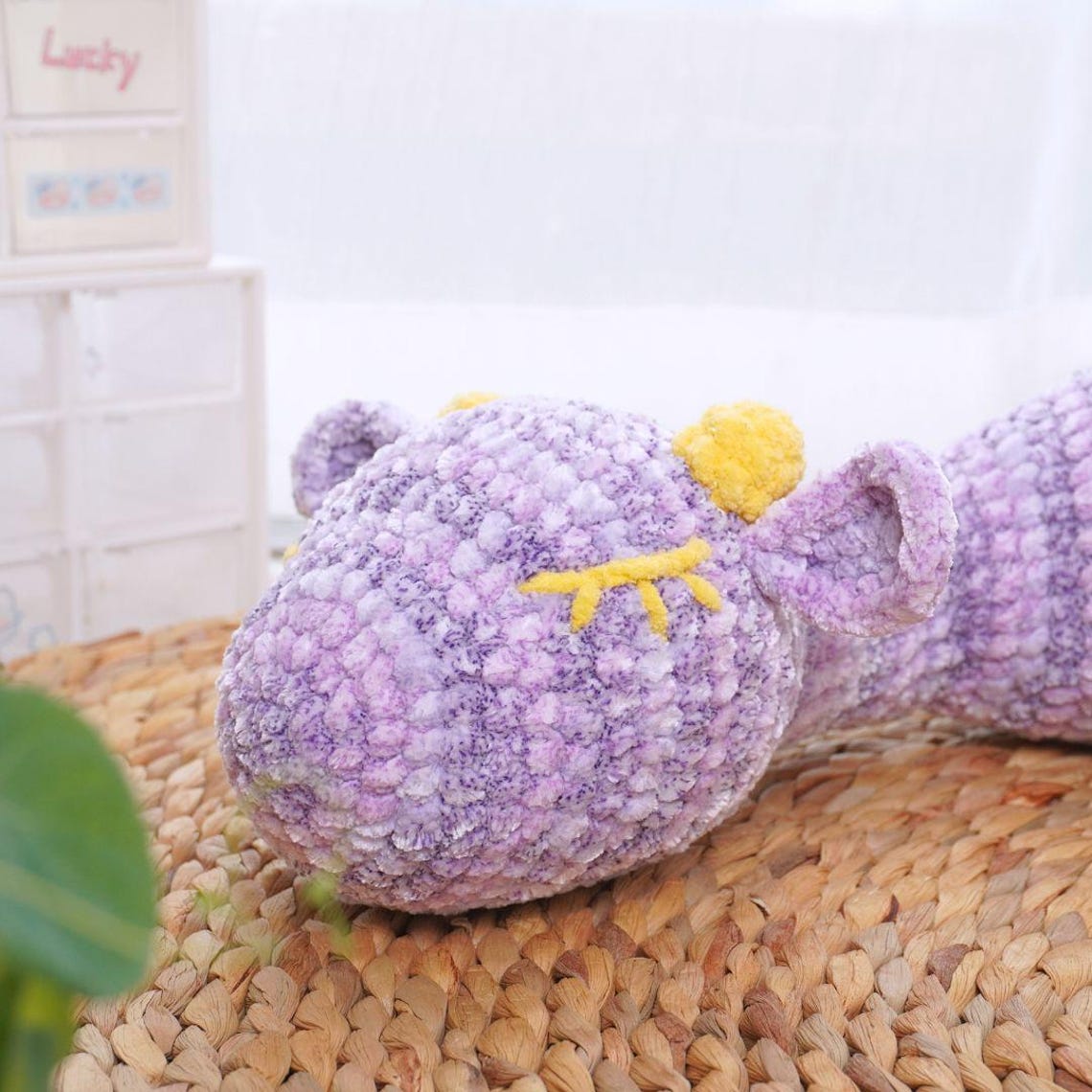 Sleeping Plesiosaur Dragon Crochet Pattern PDF Download