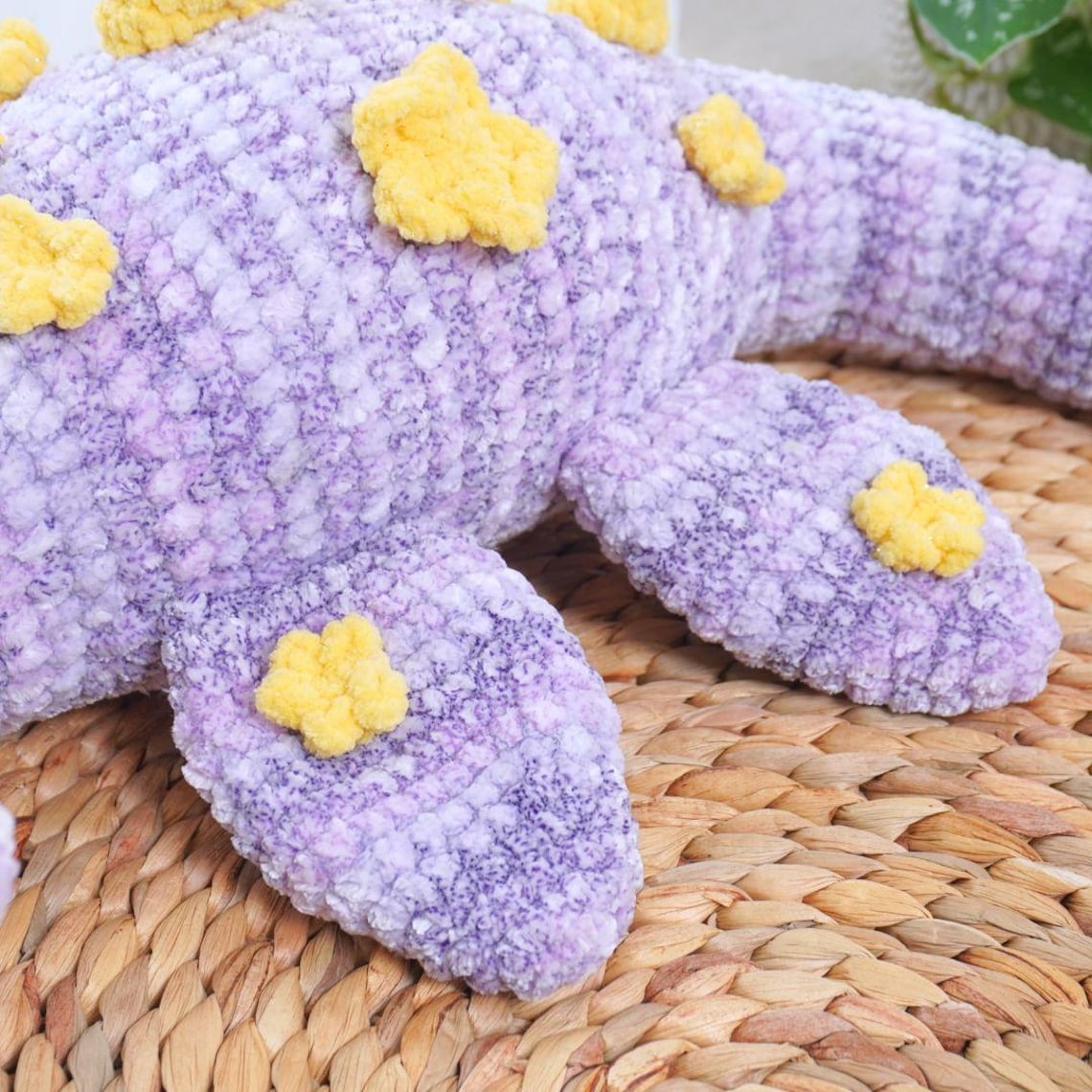 Sleeping Plesiosaur Dragon Crochet Pattern PDF Download