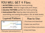 Women’s Shorts Sewing Pattern (PDF Download) – Beginner XS–3XL