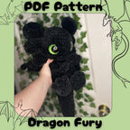 Crochet Fury Dragon Snuggler Pattern (PDF Download)