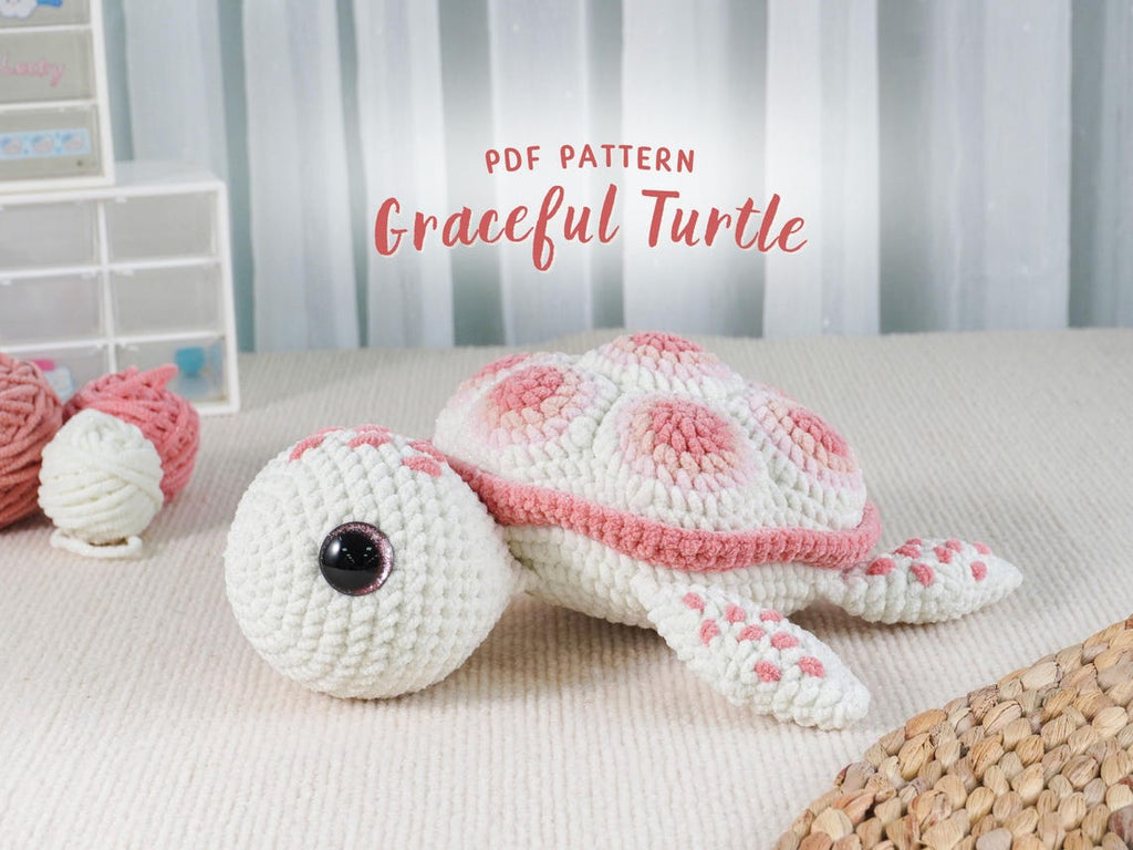 Graceful Turtle Crochet Pattern PDF Download – Amigurumi Design
