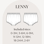 Unisex Diaper Cover PDF Sewing Pattern, High Waisted Nappy Cover, Baby Diaper Pattern