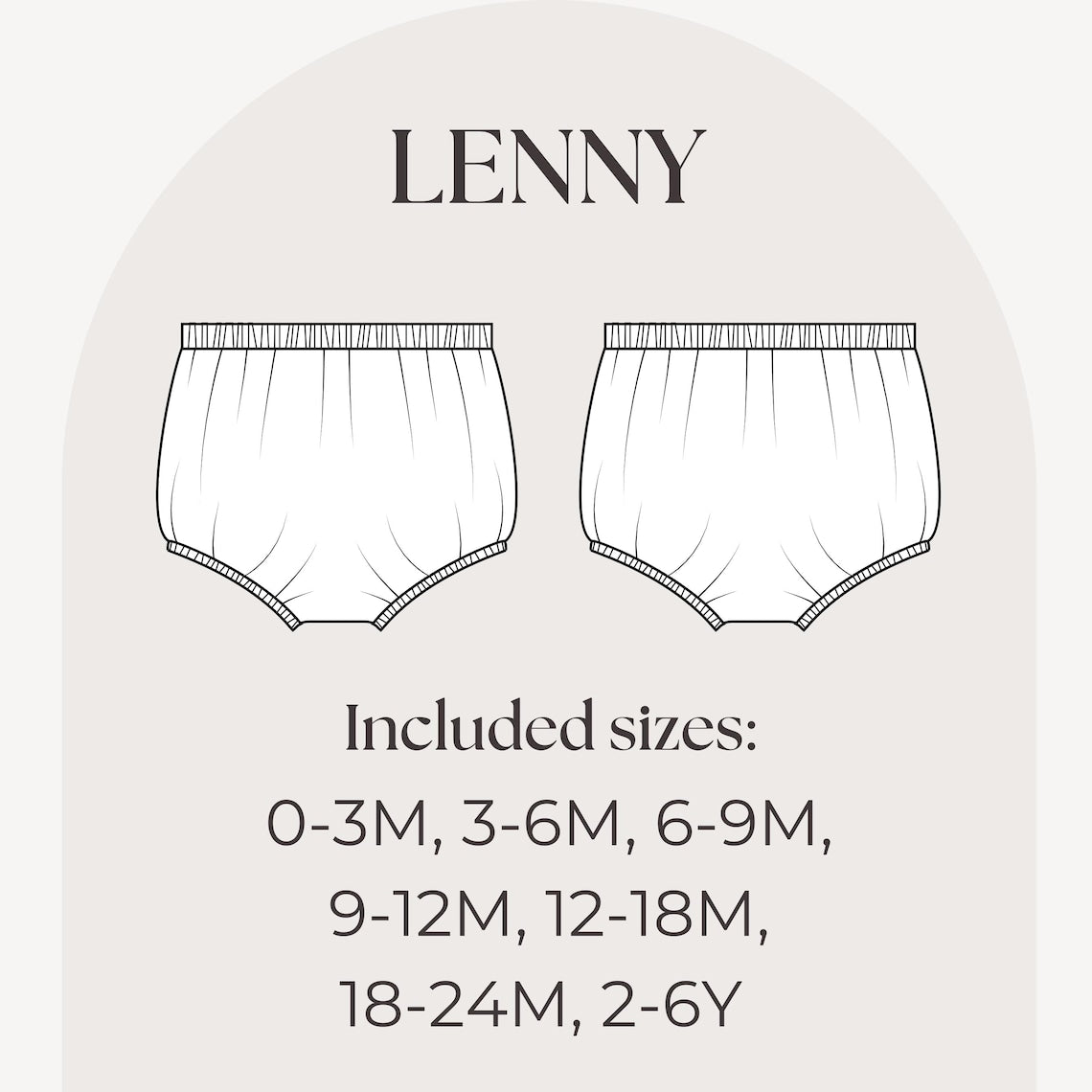 Unisex Diaper Cover PDF Sewing Pattern, High Waisted Nappy Cover, Baby Diaper Pattern