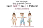 Ruffle Baby Bloomer Diaper Cover Pattern PDF Download