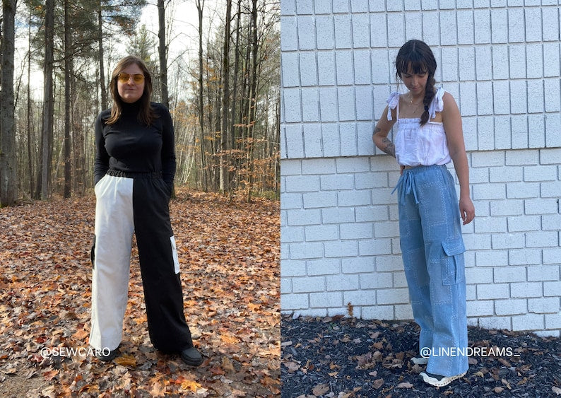 Lane Pants PDF Sewing Pattern | Size Inclusive 0-34 | Beginner Friendly