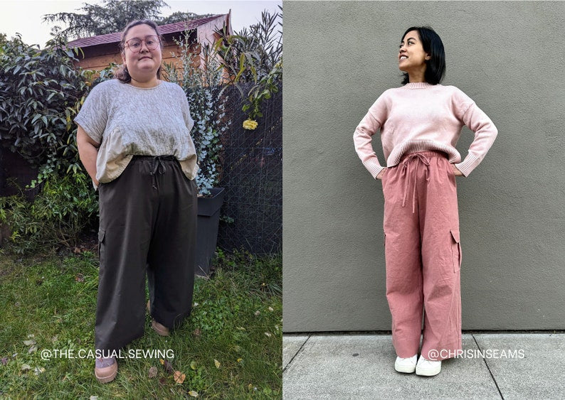 Lane Pants PDF Sewing Pattern | Size Inclusive 0-34 | Beginner Friendly