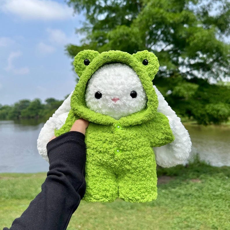 18 in 1 Pajama Bunny Crochet Pattern | Bunny + Pajamas