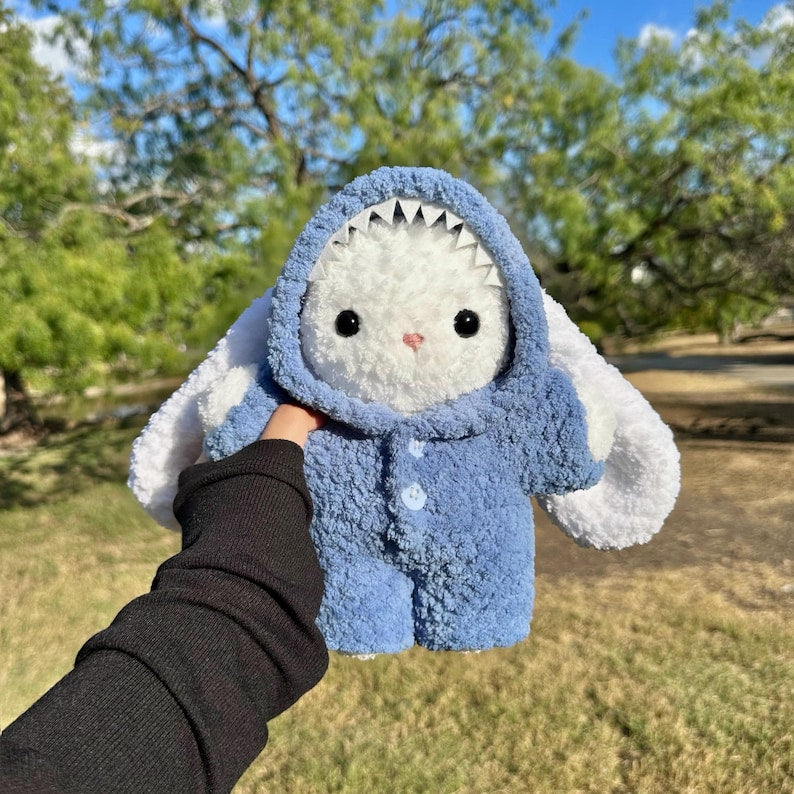 18 in 1 Pajama Bunny Crochet Pattern | Bunny + Pajamas