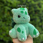 4in1 Pokémon-Inspired Amigurumi Crochet Pattern Bundle - PDF Download - Pikachu, Charmander, Squirtle & Bulbasaur