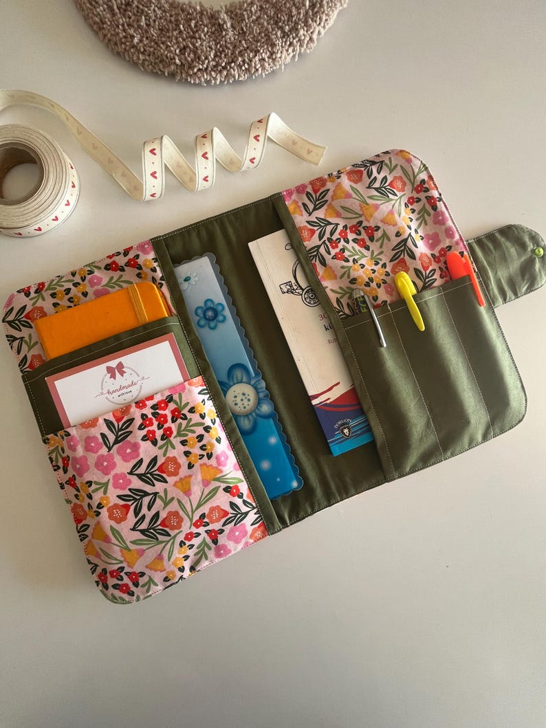 Utility Pouch Book Sleeve PDF Pattern Digital Download