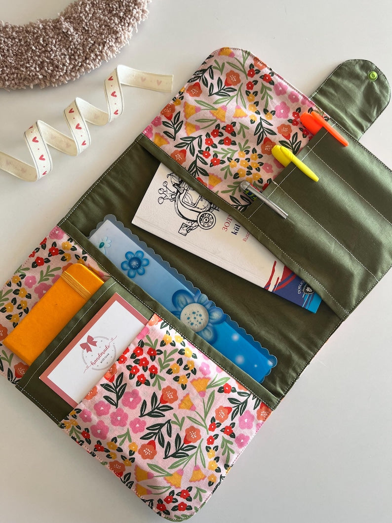 Utility Pouch Book Sleeve PDF Pattern Digital Download