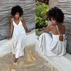 Tie Back Summer Dress Sewing Pattern: Babydoll Sundress (Sizes XXS-XXL) (PDF Pattern)