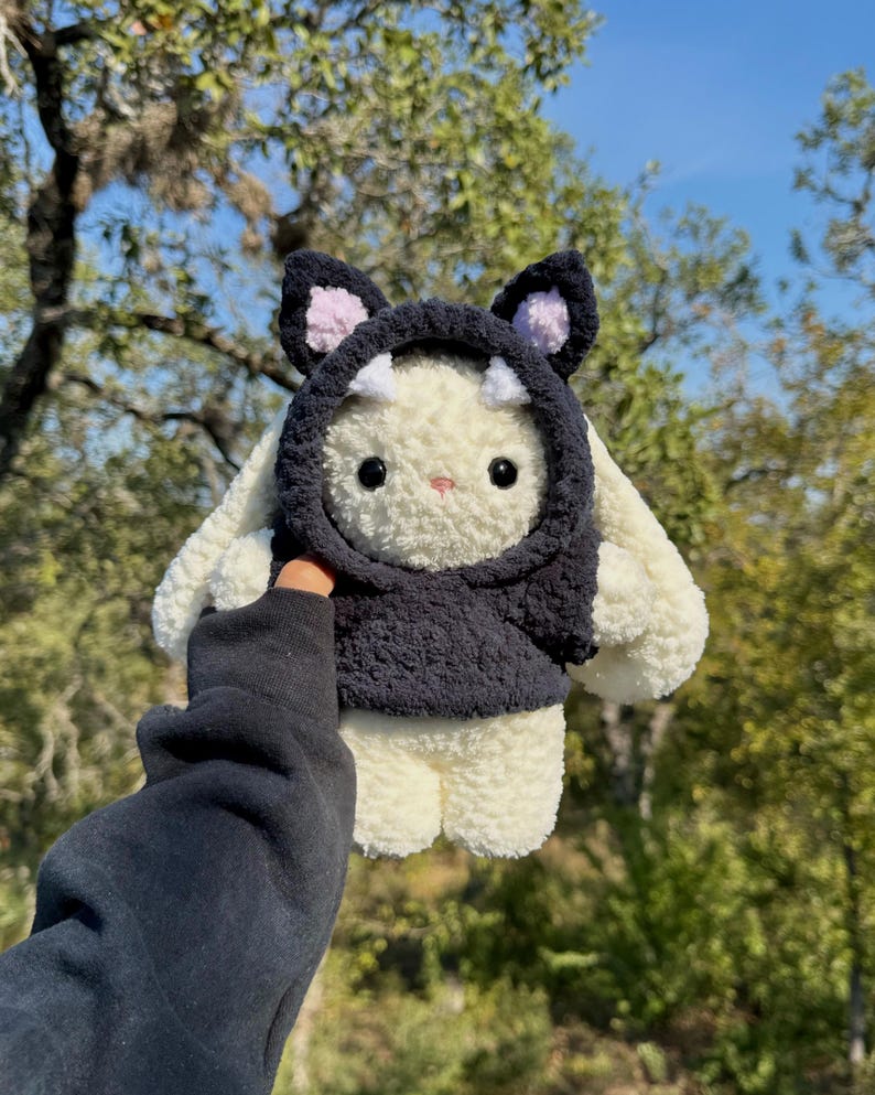 18 in 1 Pajama Bunny Crochet Pattern | Bunny + Pajamas