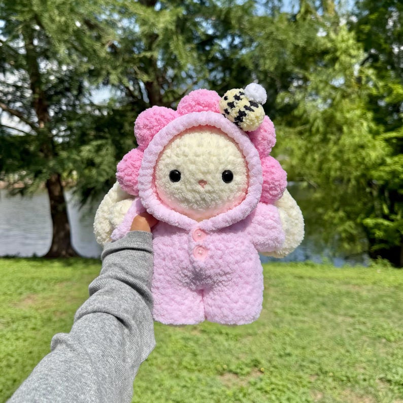 18 in 1 Pajama Bunny Crochet Pattern | Bunny + Pajamas