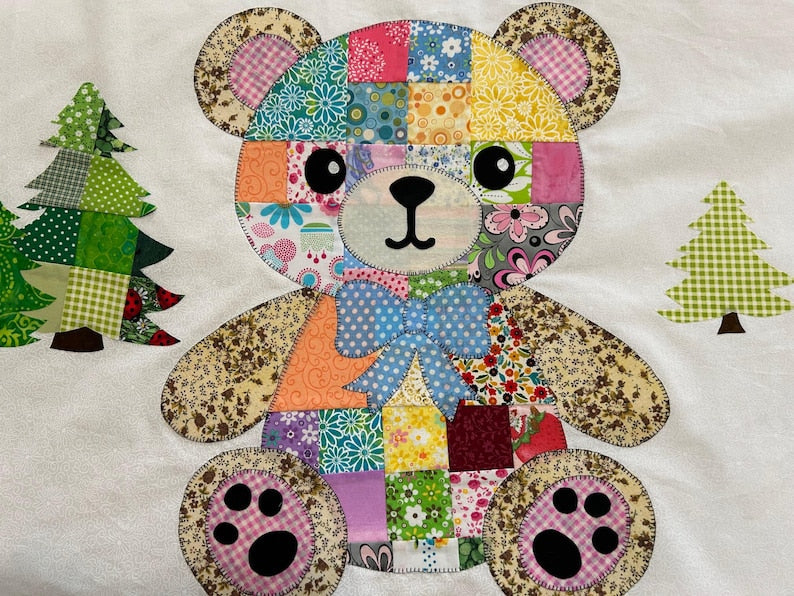 Jungle & Safari Animals Applique Quilt Pattern Bundle - 4-in-1 PDF Set